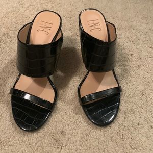 black InC sandals